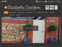 Tablet Screenshot of elizabethsgardens.co.uk